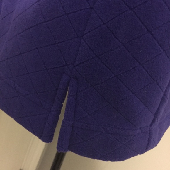 TALBOTS Diamond-Textured Quilted Zip Fleece Jacket - Picture 4 of 8